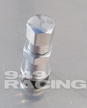 silver anodized aluminum valves